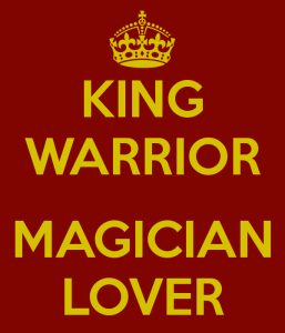 king warrior lover magician