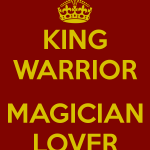 king warrior lover magician